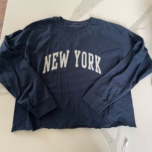 Brandy Melville by J Galt Navy New York Shirt